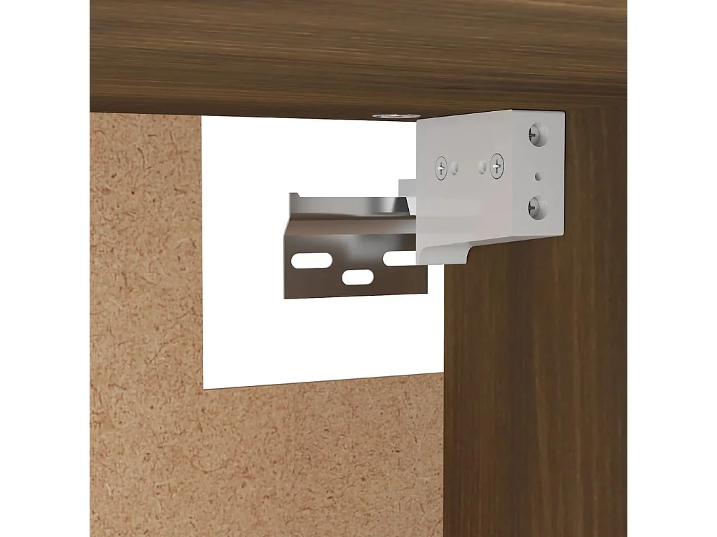 Garde-robe Chêne marron 100x32,5x35 cm Bois d'ingénierie