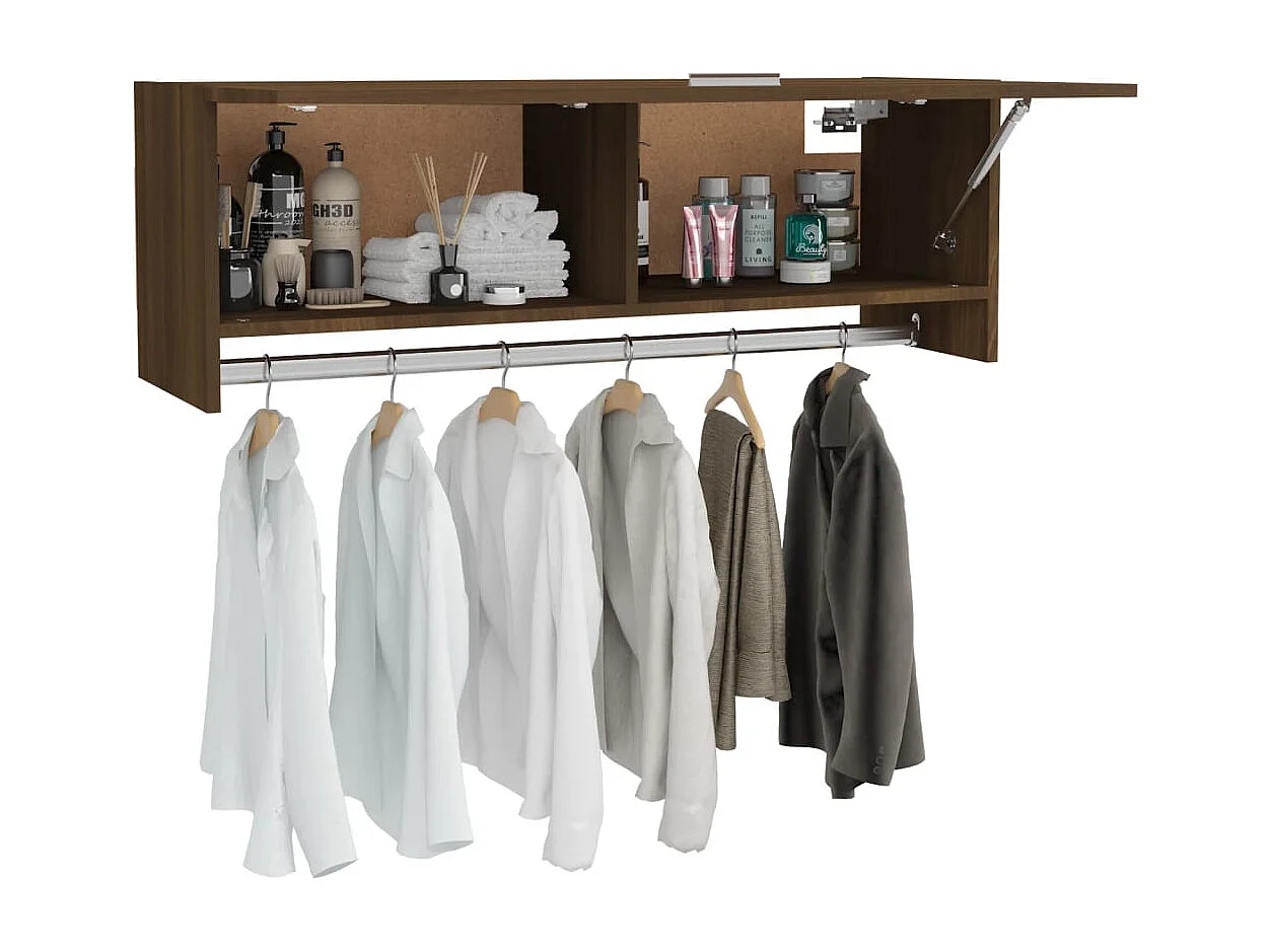 Garde-robe Chêne marron 100x32,5x35 cm Bois d'ingénierie