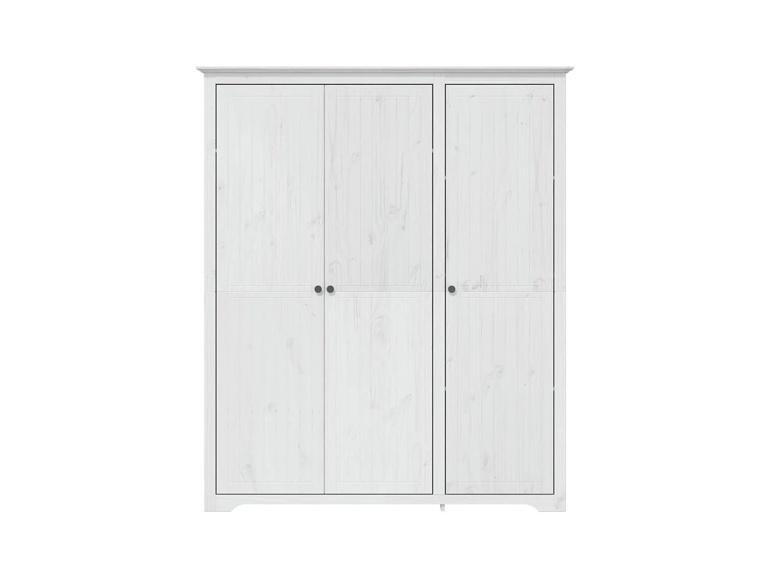 Armario BODO blanco 146x53,5x173 cm madera maciza de pino