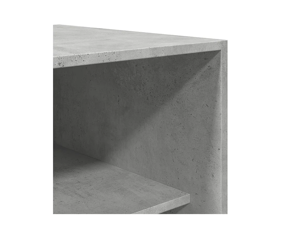 Betongrijze kledingkast 100x50x200 cm spaanplaat