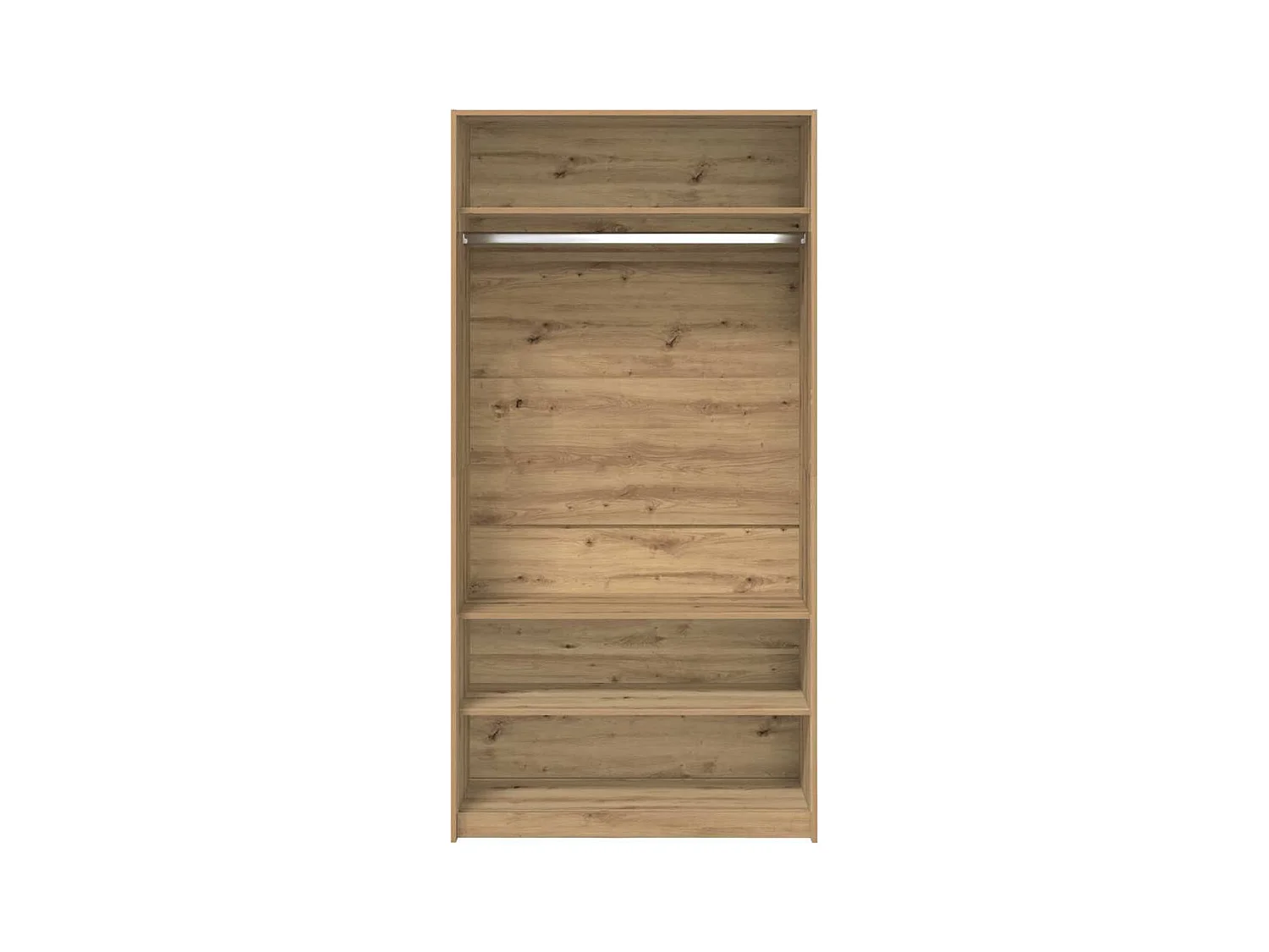 Armario de roble artesanal 100x50x200 cm madera de ingeniería