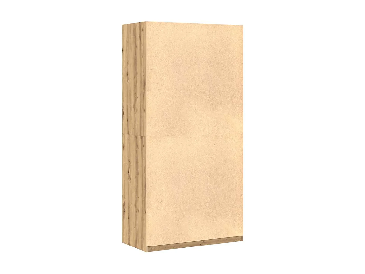 Garde-robe chêne artisanal 100x50x200 cm bois d'ingénierie