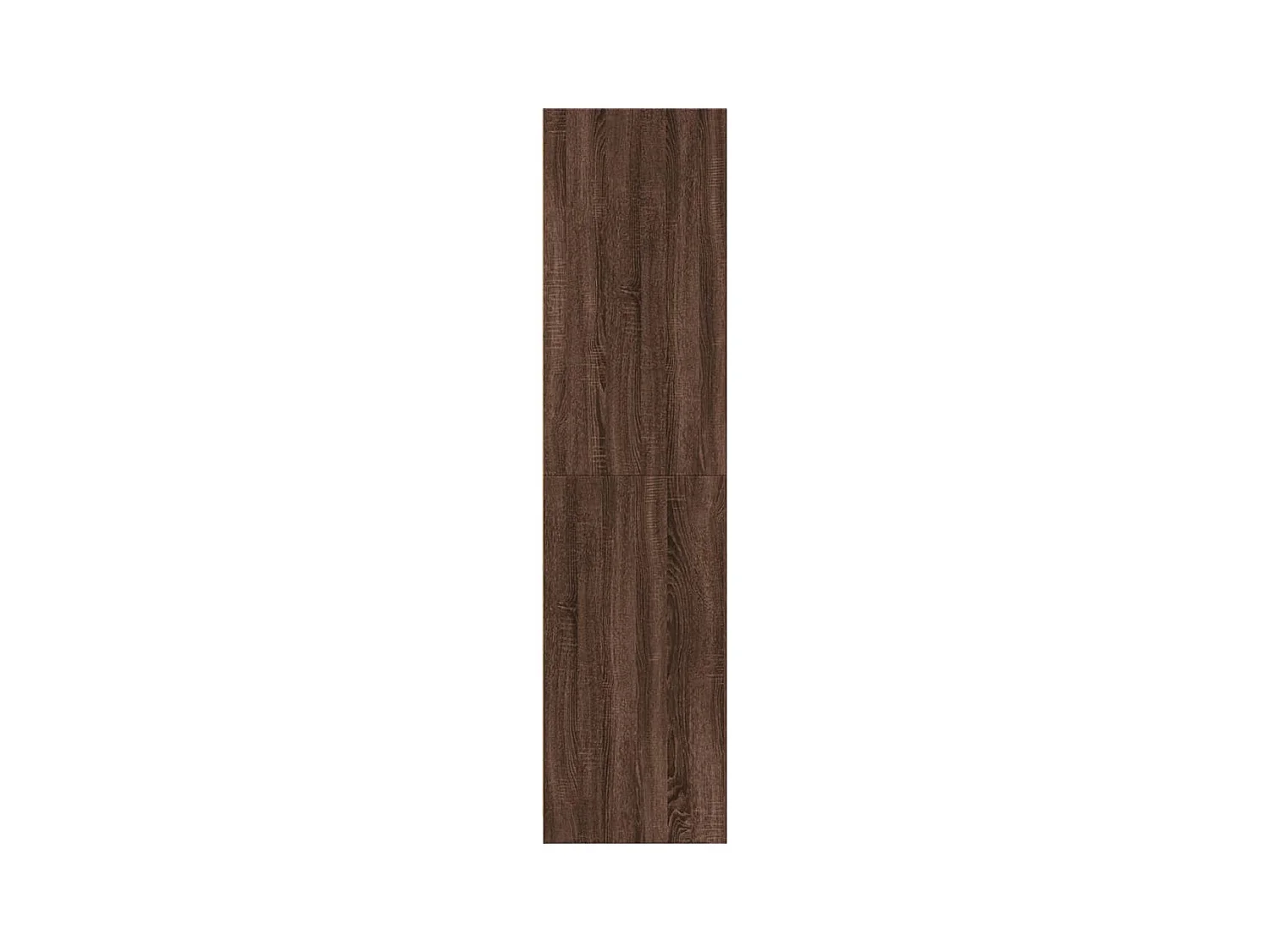 Kledingkast bruin eiken 30x50x200 cm bewerkt hout