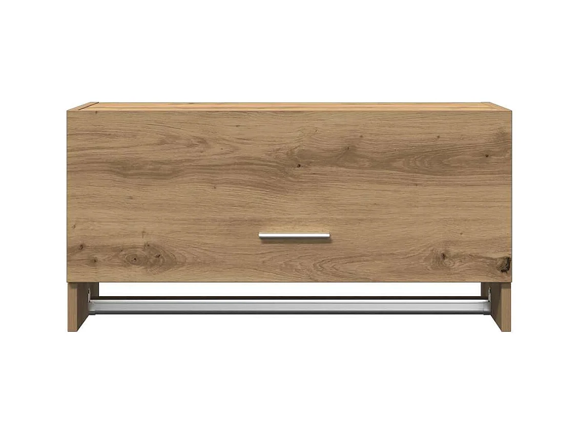 Armoire en chêne artisanal 70x32,5x35 cm bois d'ingénierie