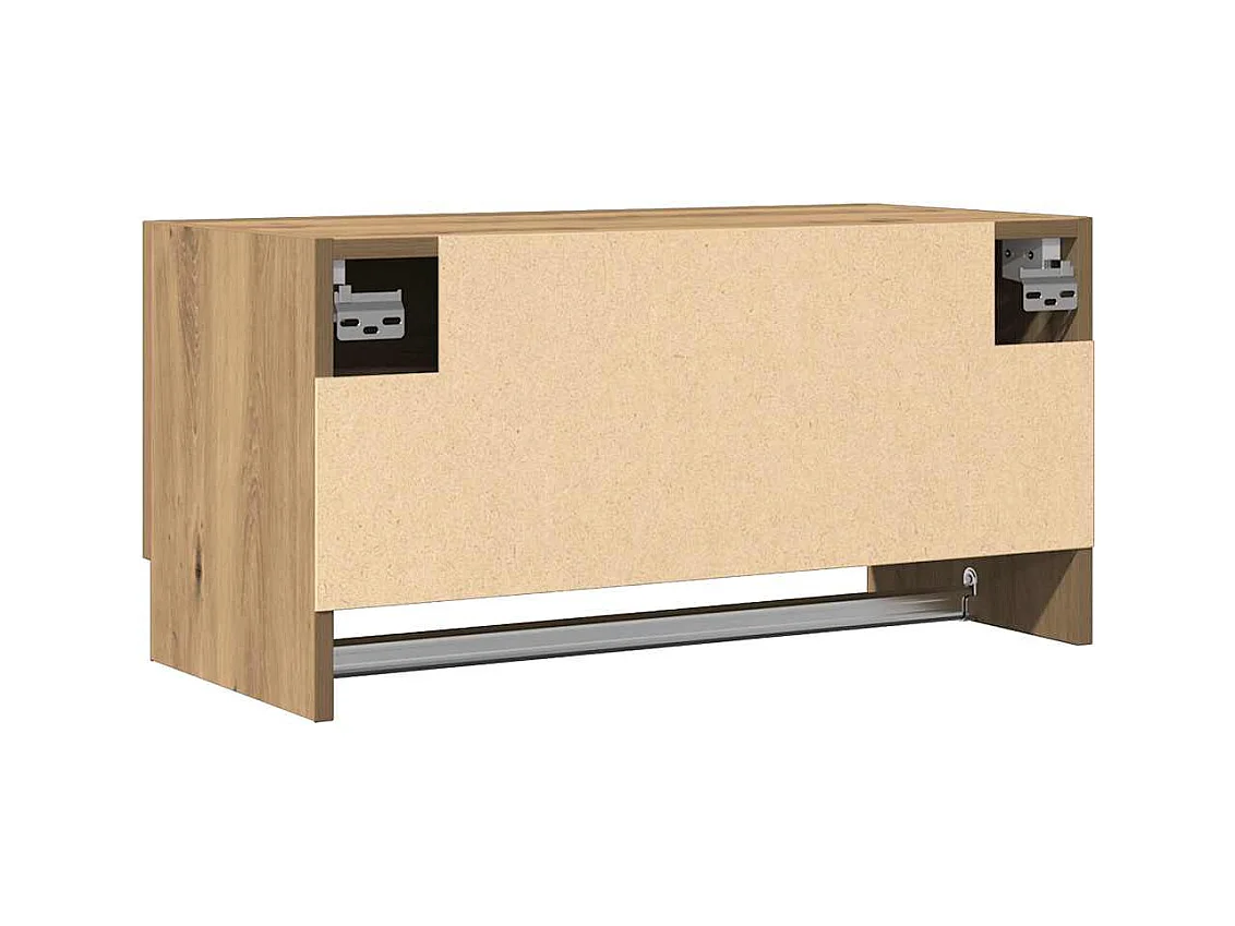 Armoire en chêne artisanal 70x32,5x35 cm bois d'ingénierie