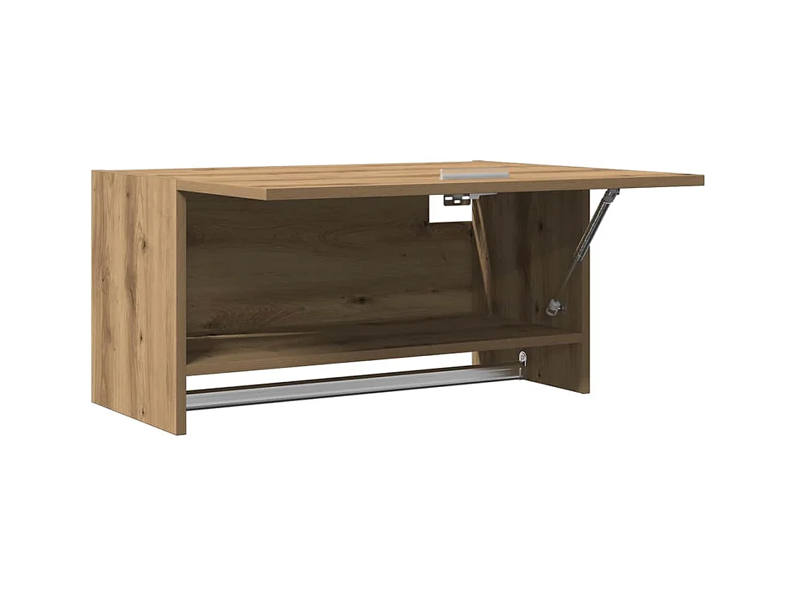 Armoire en chêne artisanal 70x32,5x35 cm bois d'ingénierie