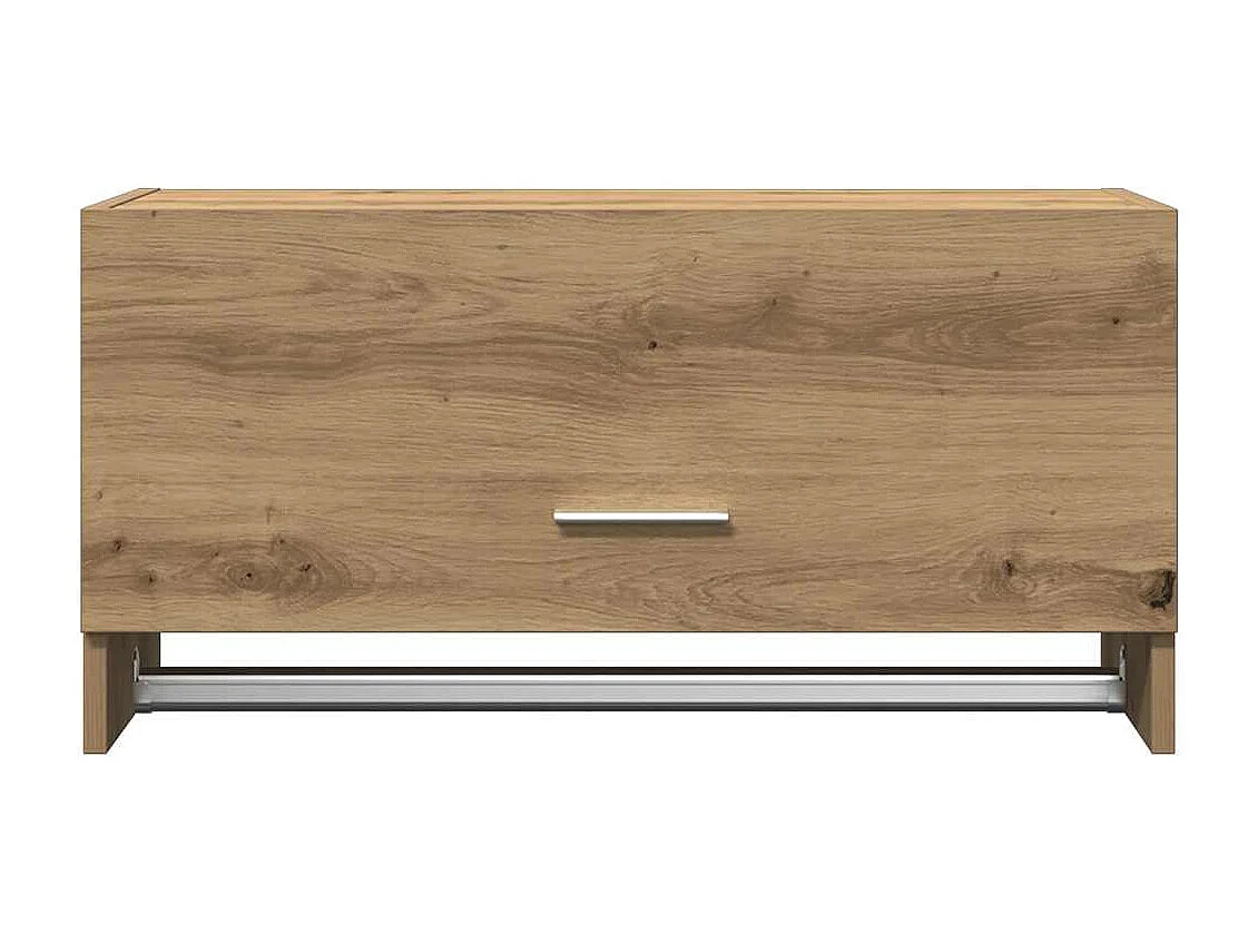 Armoire en chêne artisanal 70x32,5x35 cm bois d'ingénierie