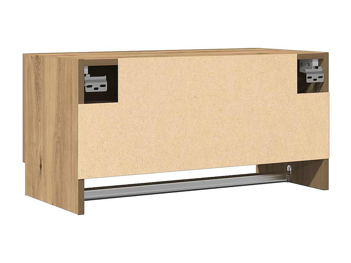 Armoire en chêne artisanal 70x32,5x35 cm bois d'ingénierie