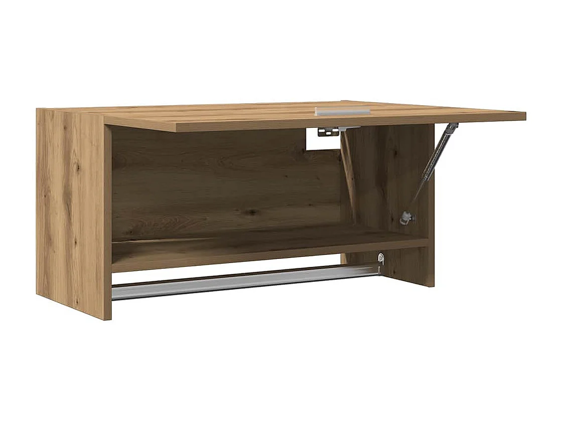 Armoire en chêne artisanal 70x32,5x35 cm bois d'ingénierie