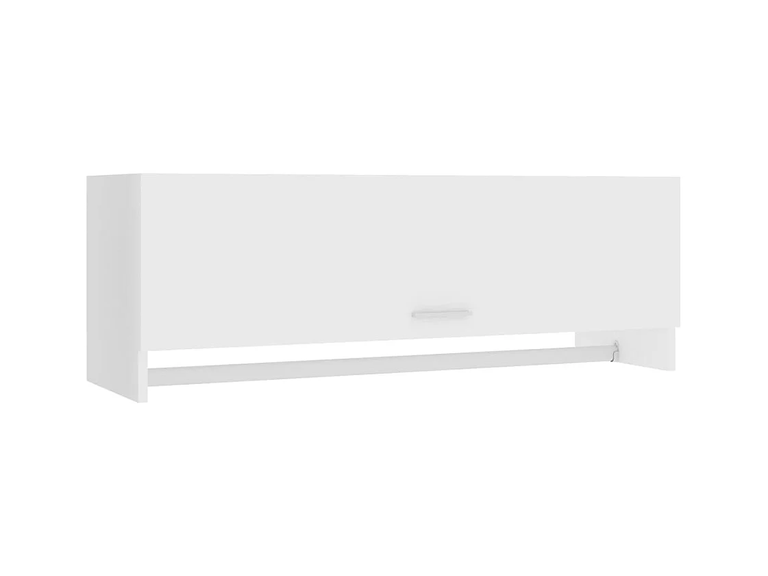 Witte kledingkast 100x32,5x35 cm van bewerkt hout