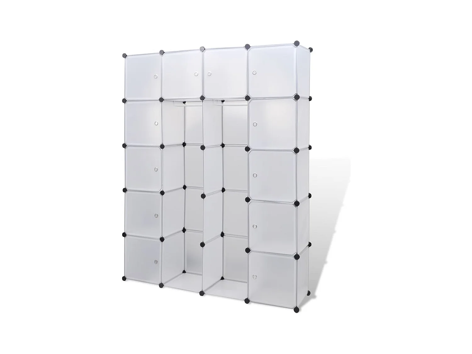 Modulaire kast 14 vakken wit 37 x 146 x 180,5 cm