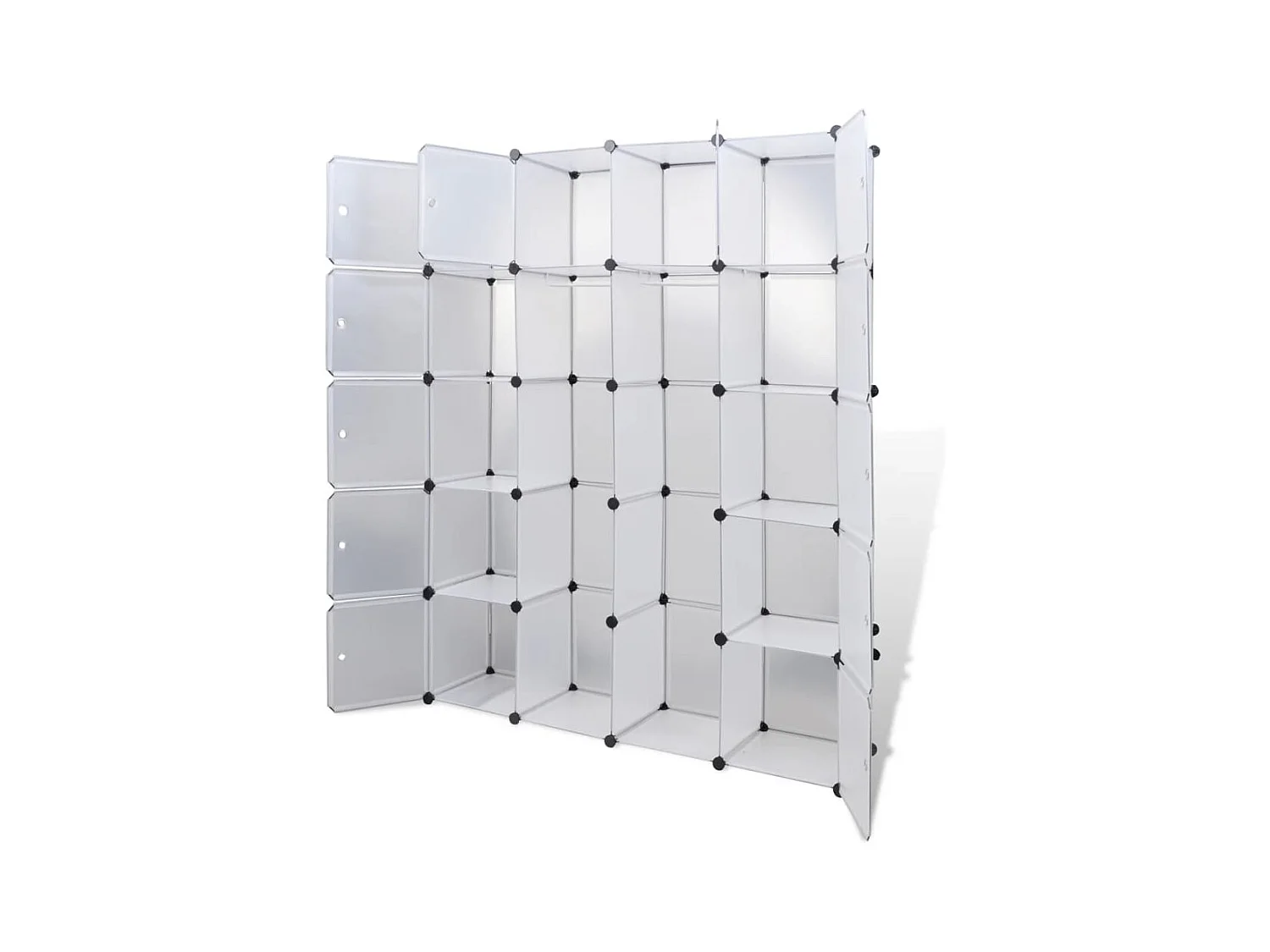 Modulaire kast 14 vakken wit 37 x 146 x 180,5 cm