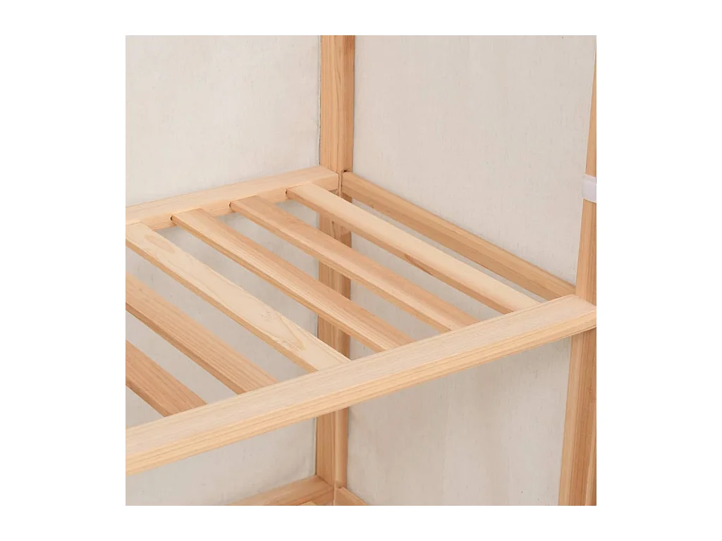 Armario de 3 niveles 79 x 40 x 170 cm