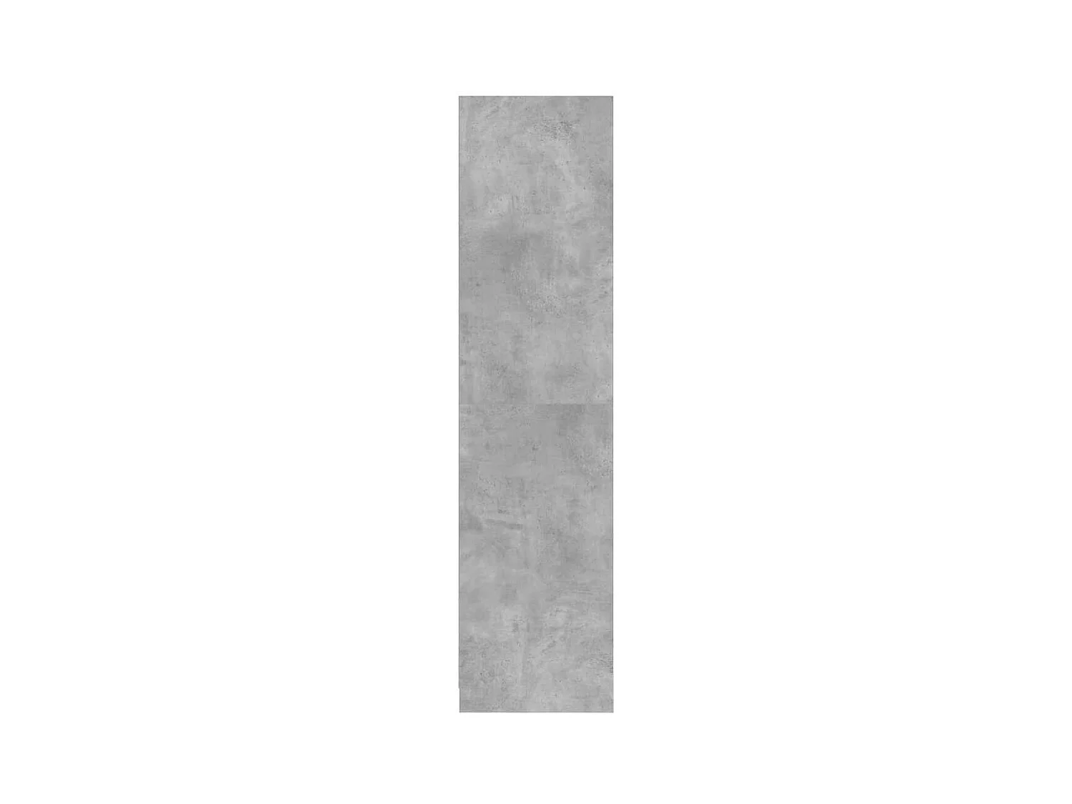Armadio grigio cemento 50x50x200 cm in legno ingegnerizzato