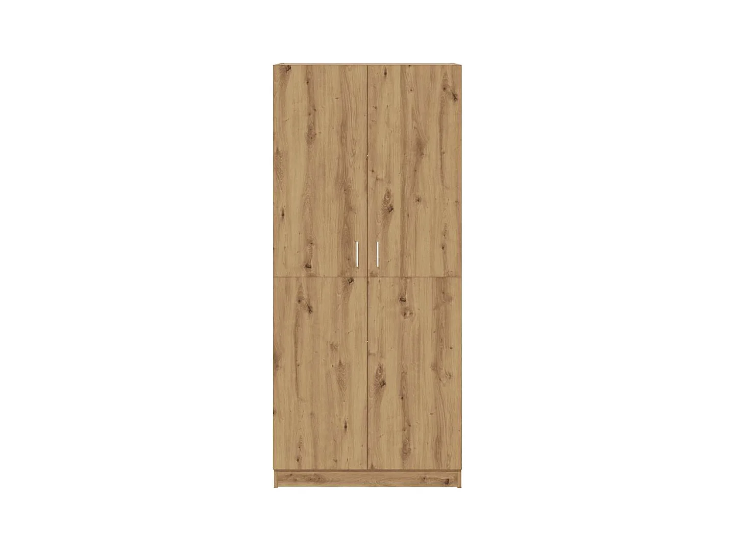 Armoire en chêne artisanal 90 x 52 x 200 cm bois d'ingénierie