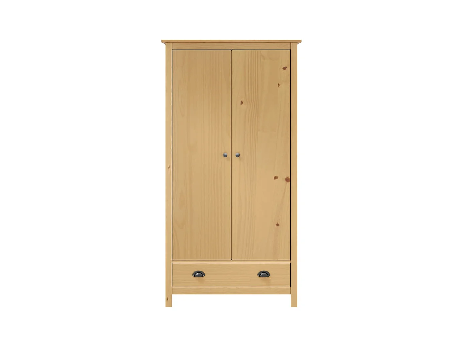 Armario Hill 2 puertas 89x50x170 cm Madera maciza de pino