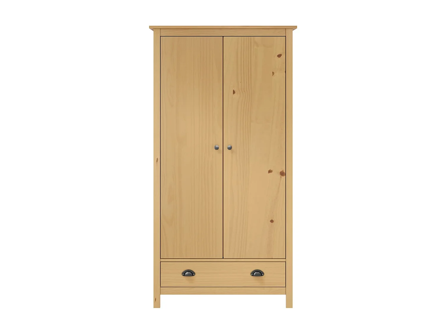 Armario Hill 2 puertas 89x50x170 cm Madera maciza de pino