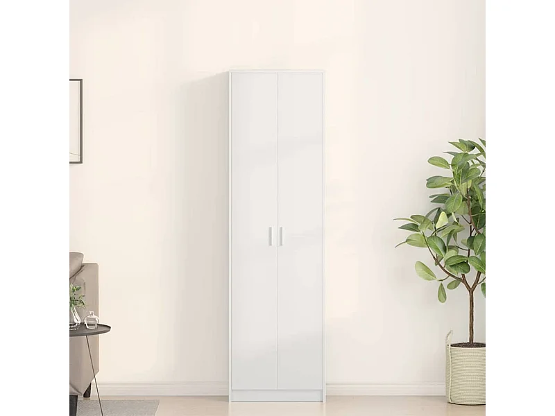 Armoire avec étagère Blanc 55 x 25 x 189 cm Bois d'ingénierie