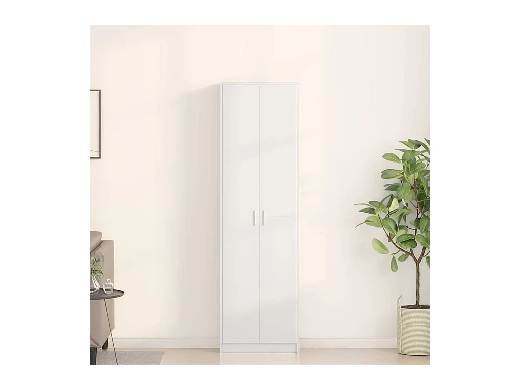 Armoire avec étagère Blanc 55 x 25 x 189 cm Bois d'ingénierie