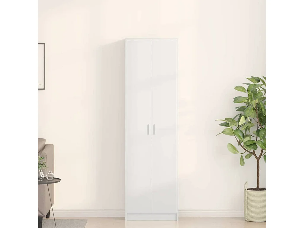 Armoire avec étagère Blanc 55 x 25 x 189 cm Bois d'ingénierie