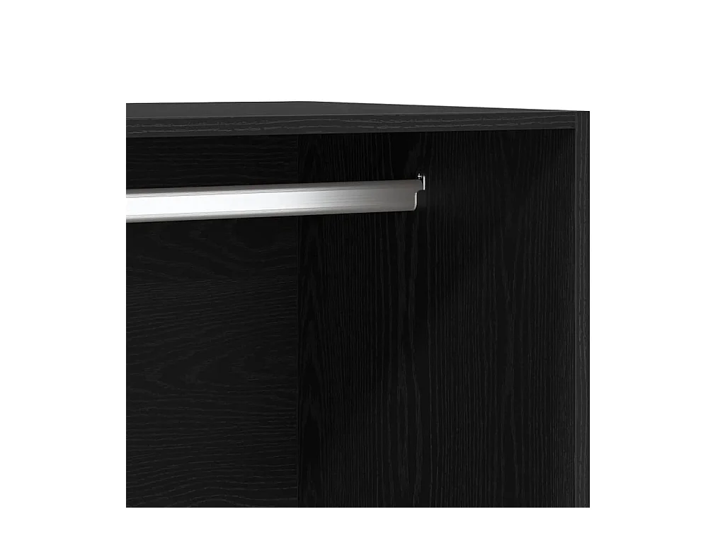 Armoire Chêne noir 50 x 50 x 200 cm Bois d'ingénierie
