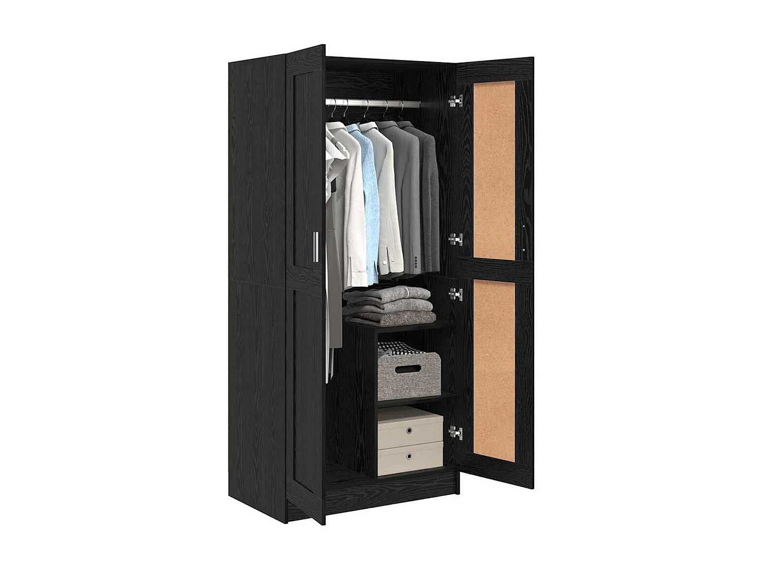 Armoire Autre Chêne noir 82,5 x 51,5 x 180 cm Bois d'ingénierie