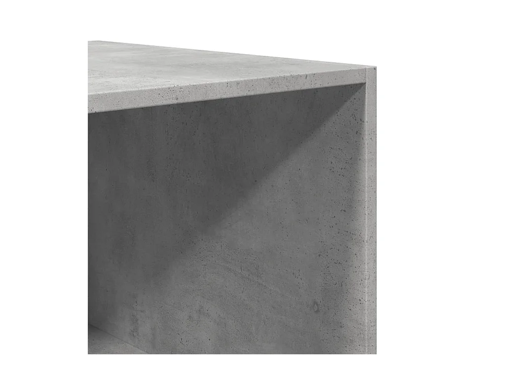 Betongrijze kledingkast 80x50x200 cm bewerkt hout