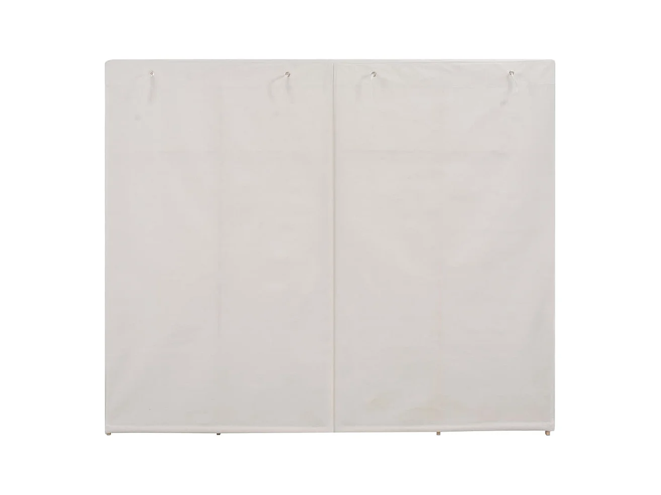 Witte kledingkast 200 x 40 x 170 cm Stof