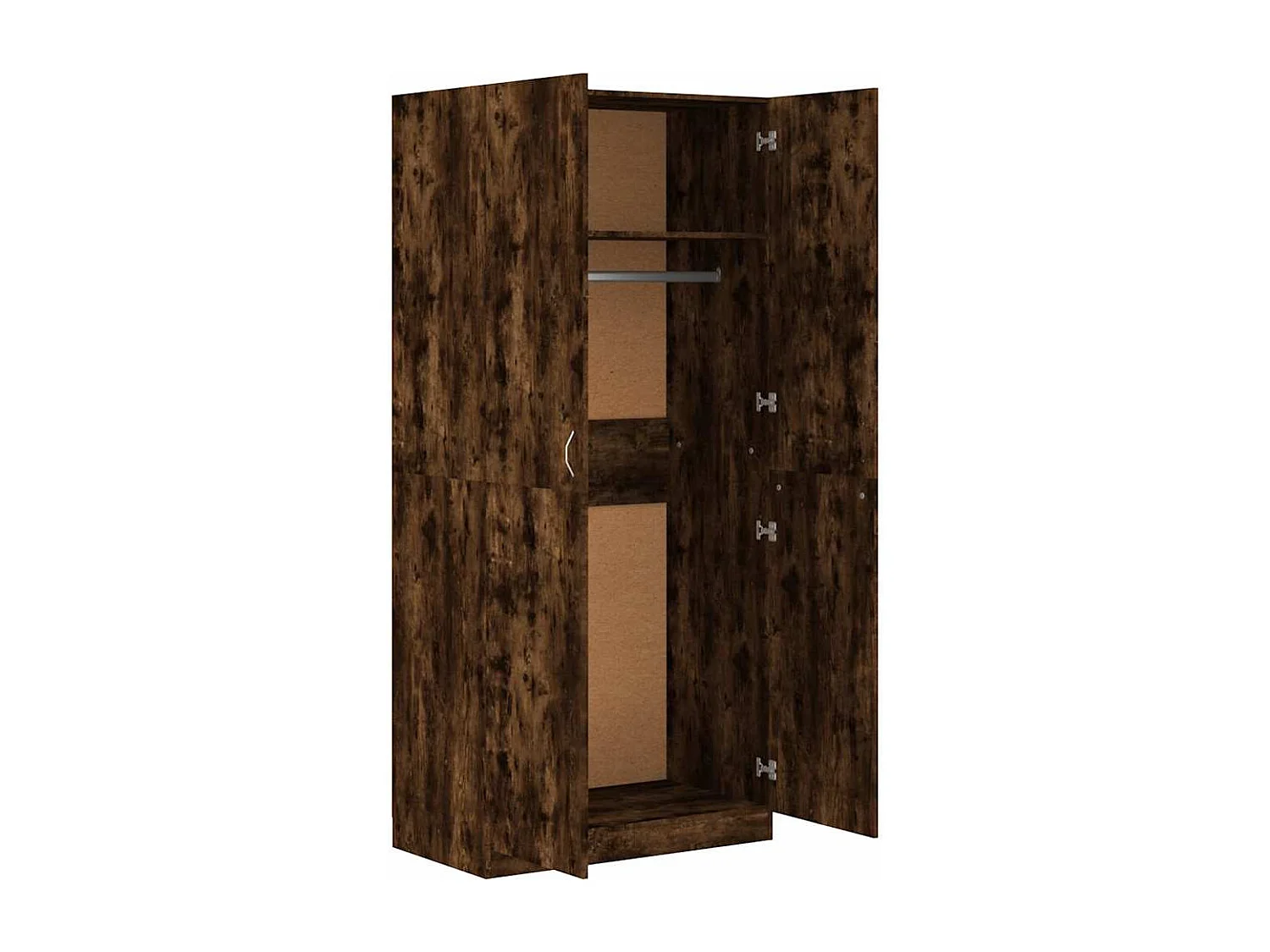 Garde-robe Chêne fumé 90x52x200 cm Bois d'ingénierie