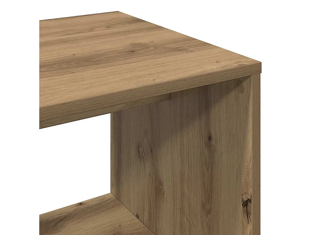 Garde-robe chêne artisanal 80x40x110 cm bois d'ingénierie