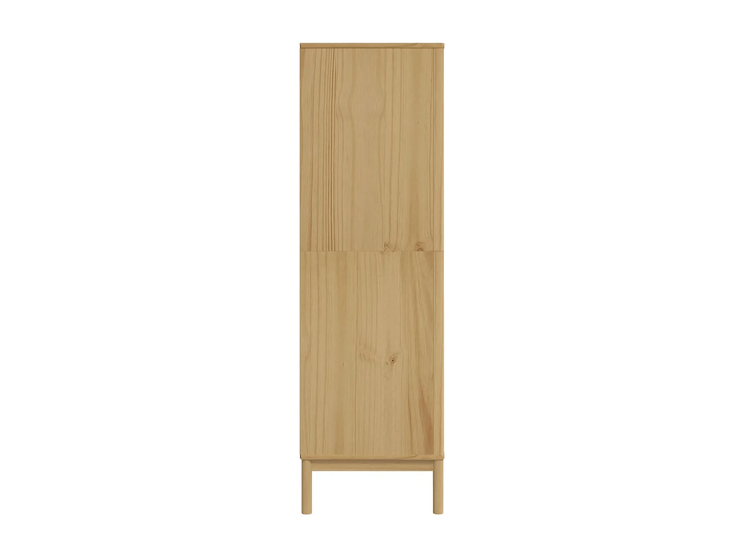 Armario FLORO cera marrón 77x53x171 cm madera maciza de pino
