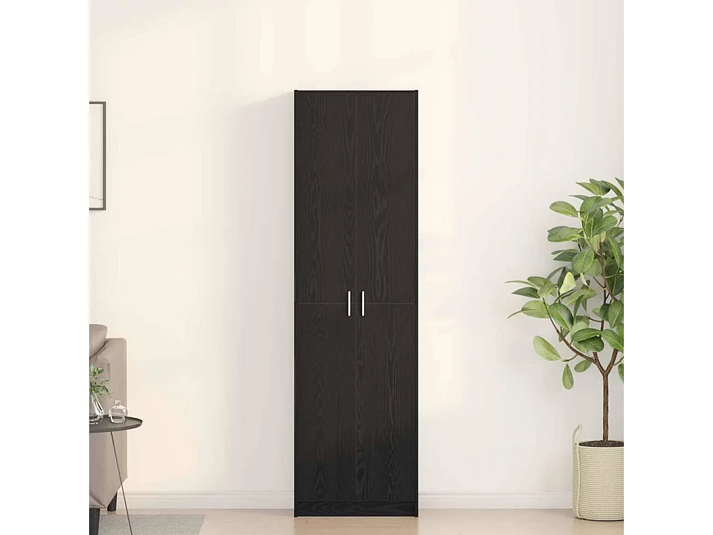 Armoire Chêne noir 55 x 25 x 189 cm Bois d'ingénierie