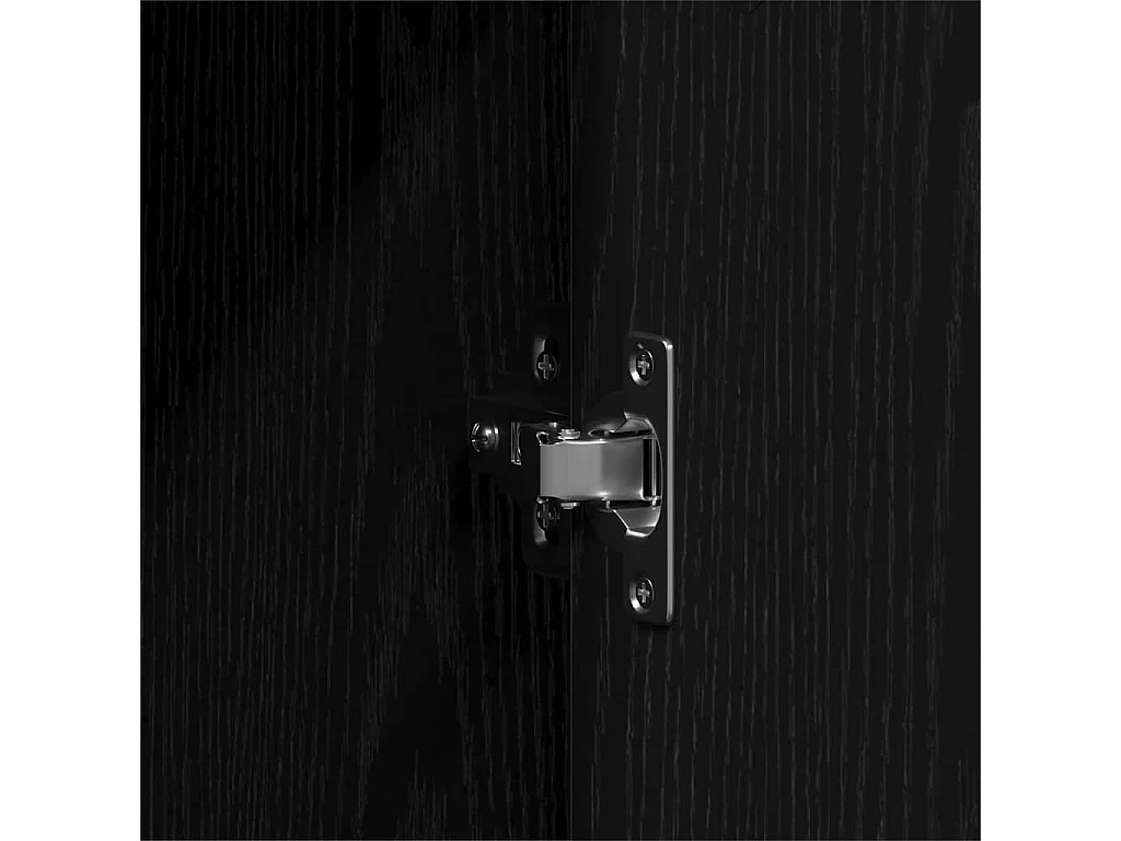 Armoire Chêne noir 55 x 25 x 189 cm Bois d'ingénierie