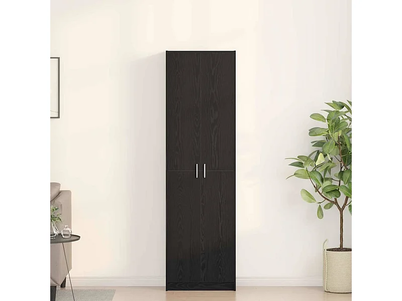 Armoire Chêne noir 55 x 25 x 189 cm Bois d'ingénierie