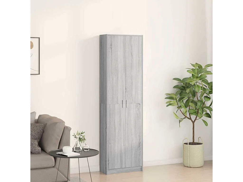 Armoire Sonoma gris 55 x 25 x 189 cm Bois d'ingénierie