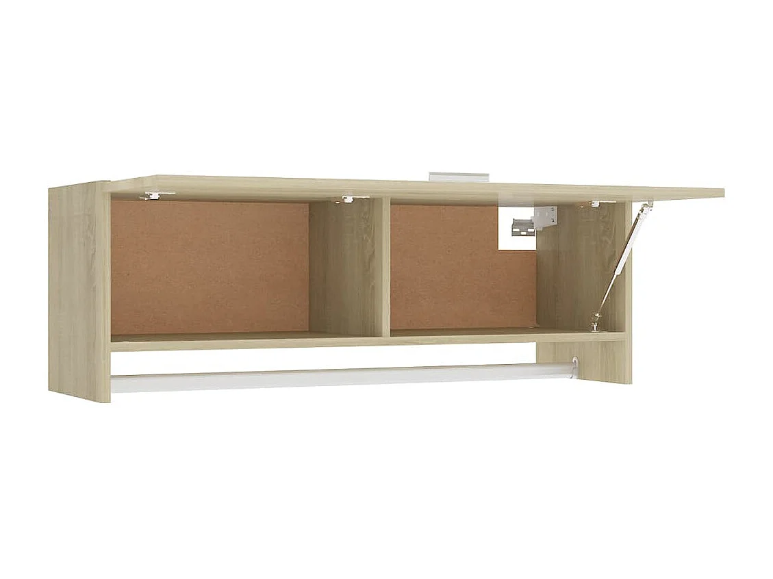 Armario de roble Sonoma 100x32,5x35 cm madera de ingeniería