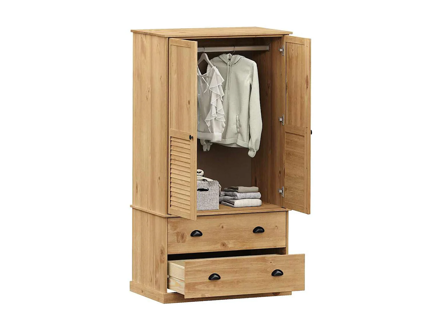 Armario VIGO 90x55x170 cm madera maciza de pino
