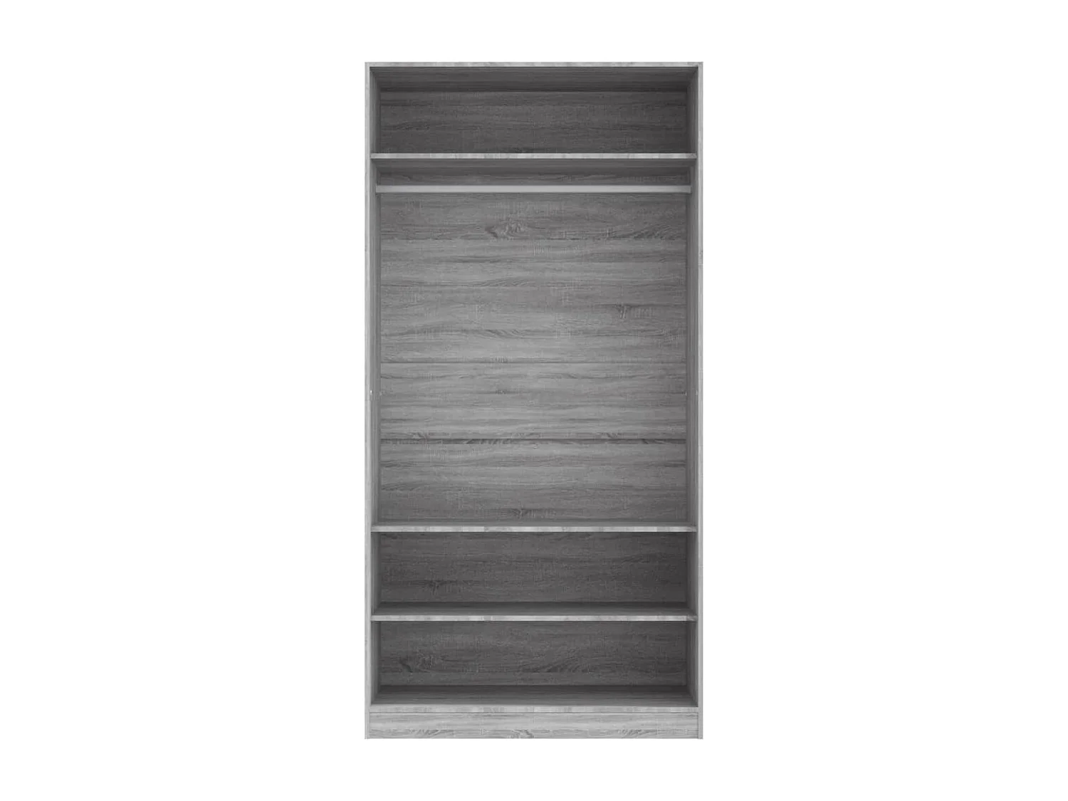 Armario Sonoma gris 100x50x200 cm madera de ingeniería