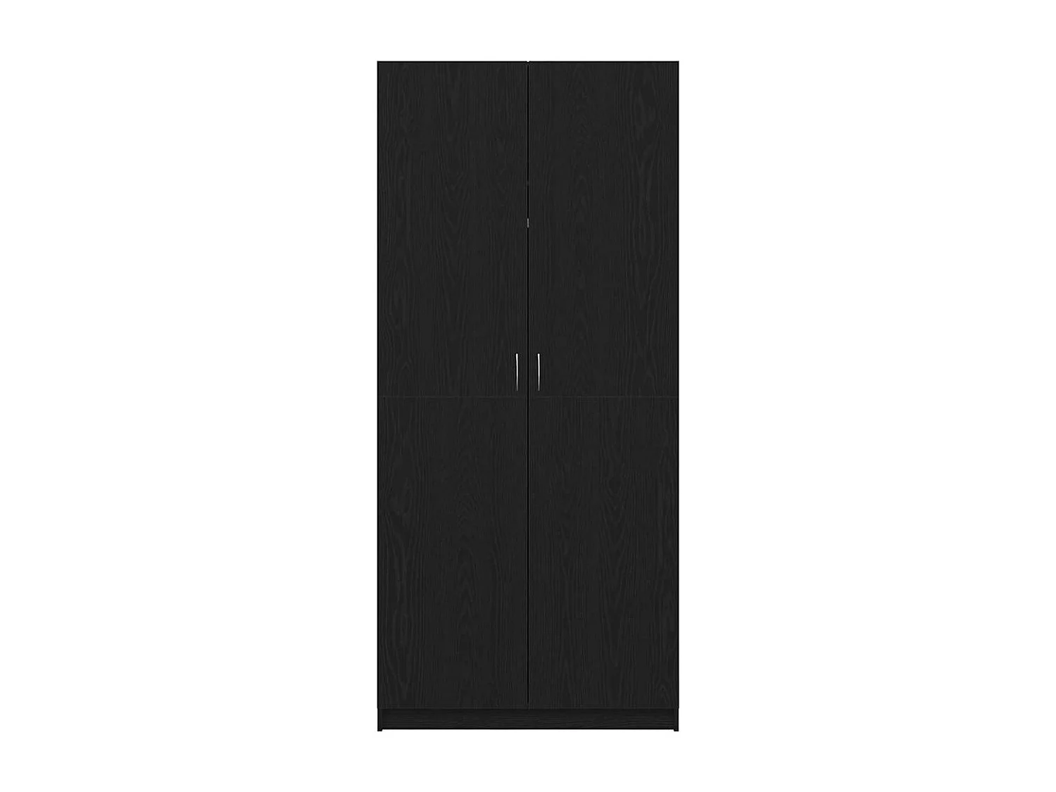 Armoire avec stockage Noir 90 x 52 x 200 cm Bois d'ingénierie
