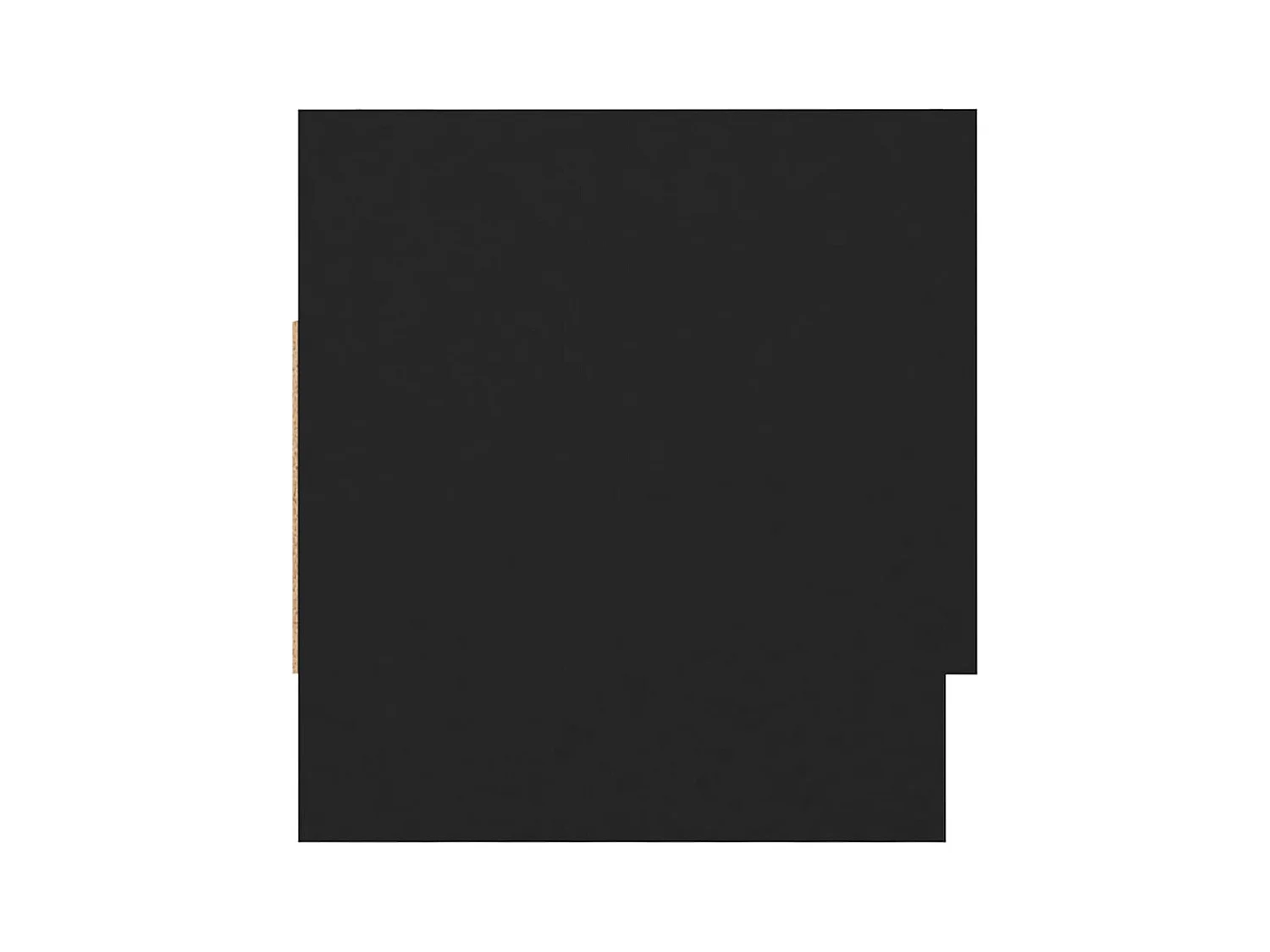 Armario negro 70x32,5x35 cm madera contrachapada