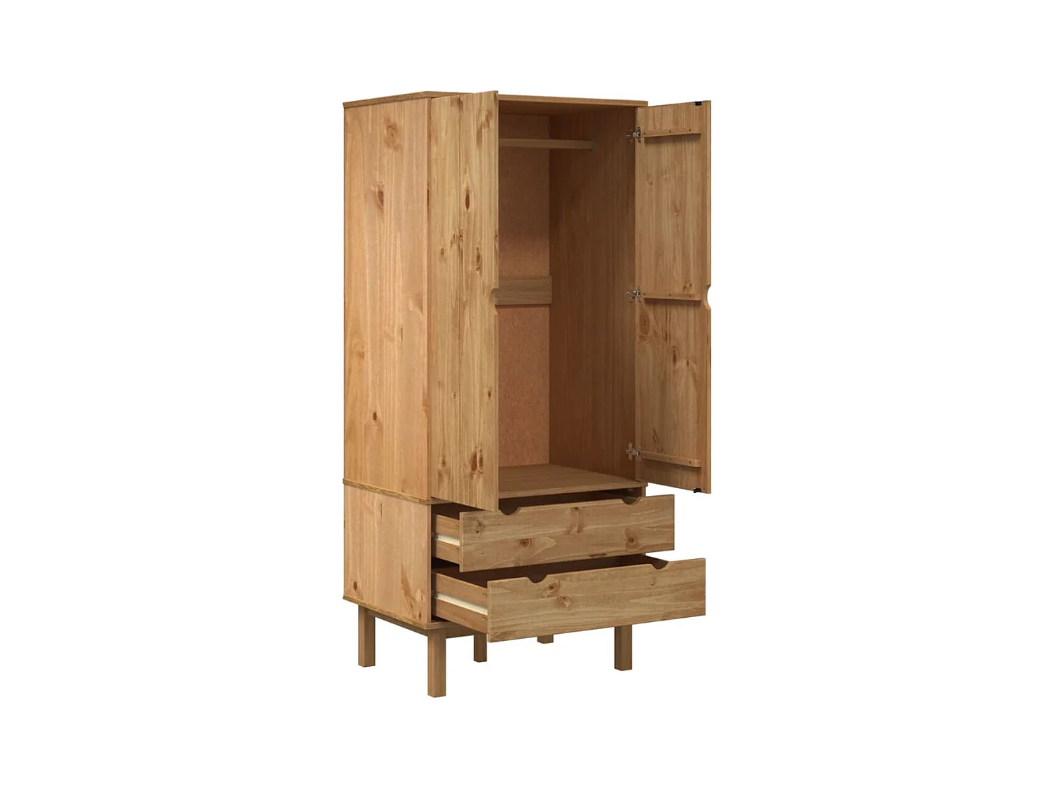 Armadio OTTA 76,5x53x172 cm Legno massello di pino