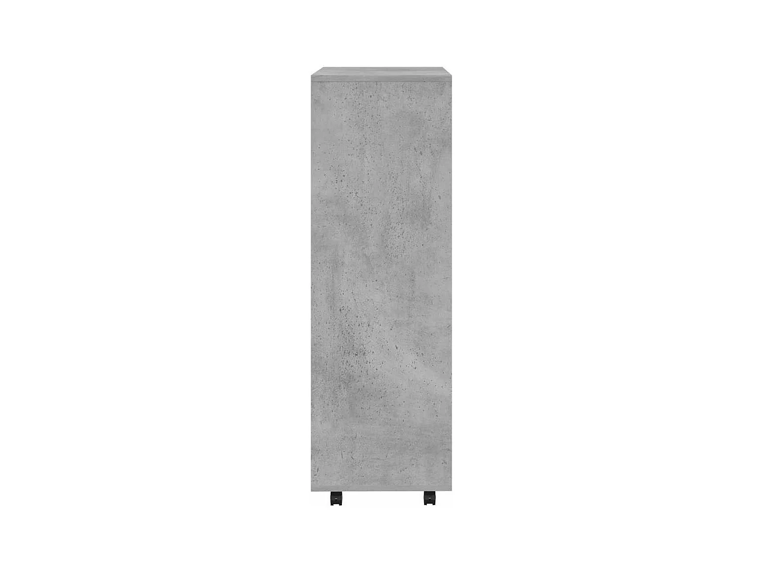 Armadio grigio cemento 80x40x110 cm in legno ingegnerizzato