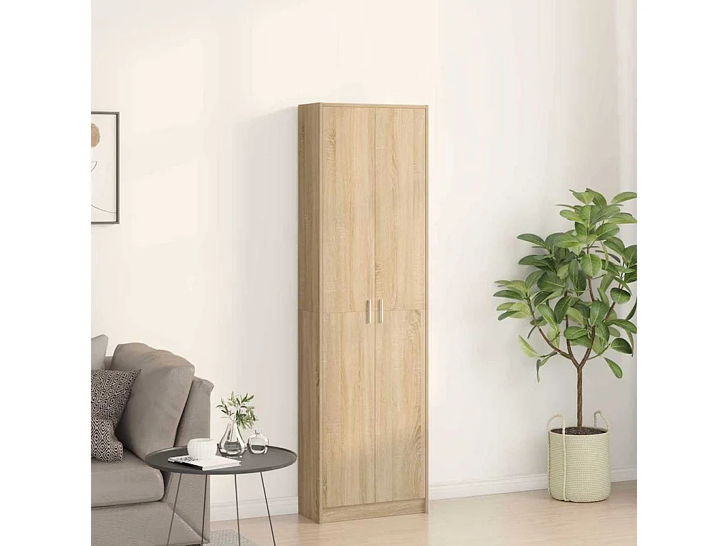 Armoire Chêne sonoma 55 x 25 x 189 cm Bois d'ingénierie