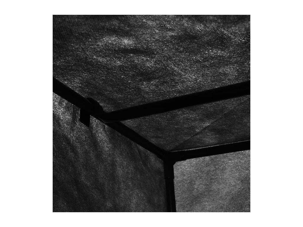 Zwarte kledingkast 75x50x160 cm