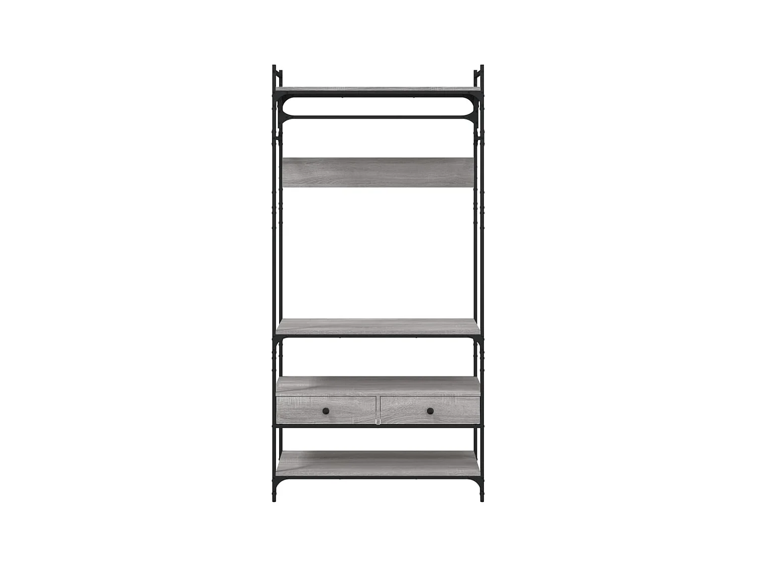 Armoire à tiroirs sonoma gris 89x39x184,5 cm bois d'ingénierie