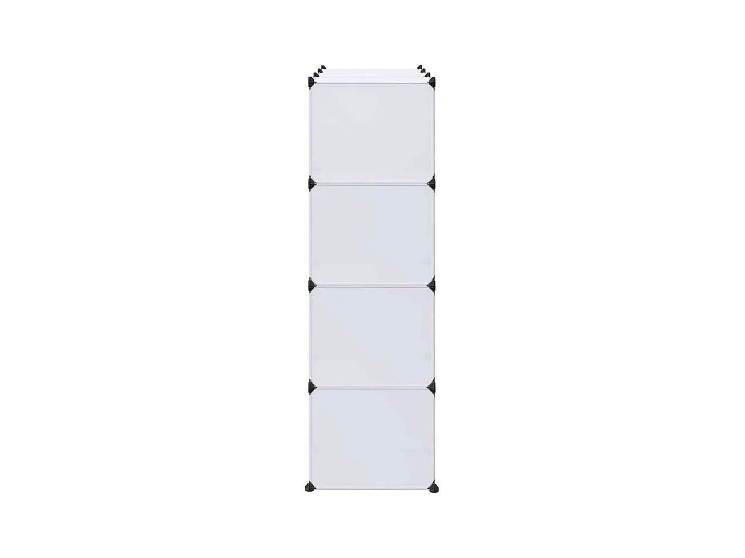 Armario modular 9 compartimentos 109x36,5x143 cm blanco