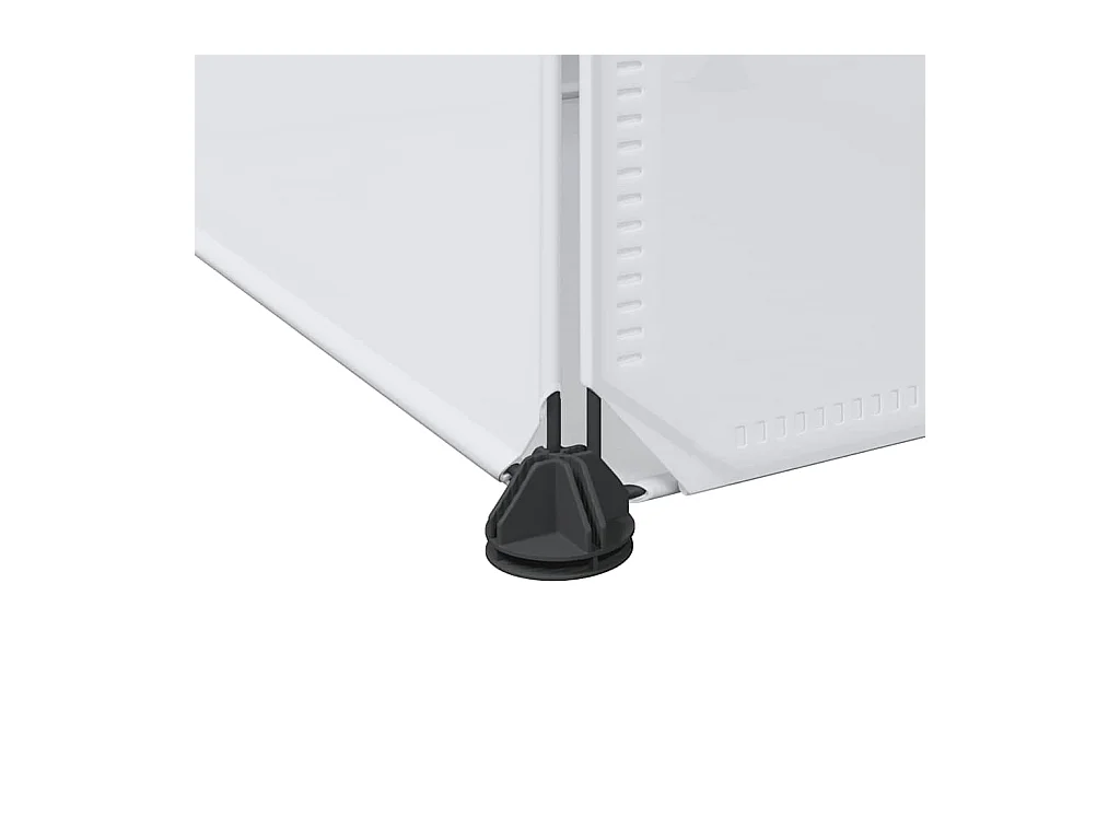 Armario modular 9 compartimentos 109x36,5x143 cm blanco