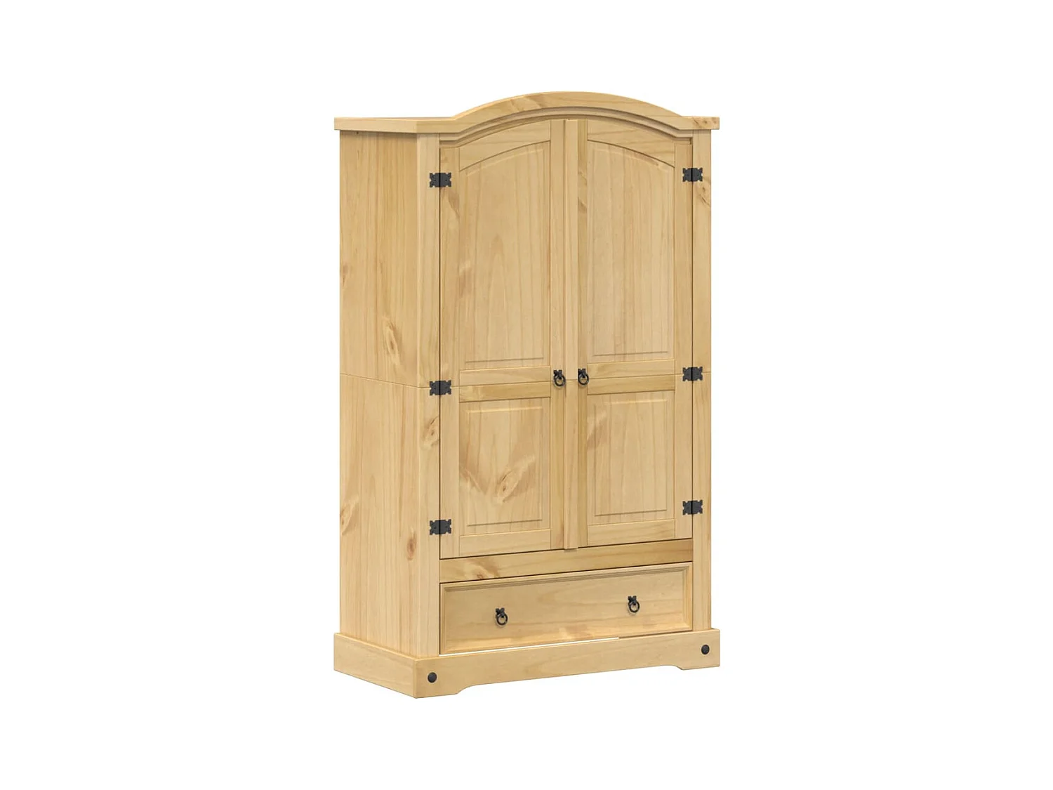 Armario Corona 101x52x170 cm madera maciza de pino