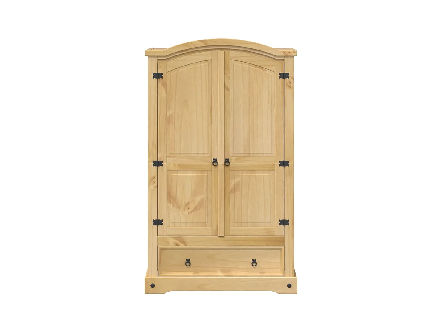 Armario Corona 101x52x170 cm madera maciza de pino