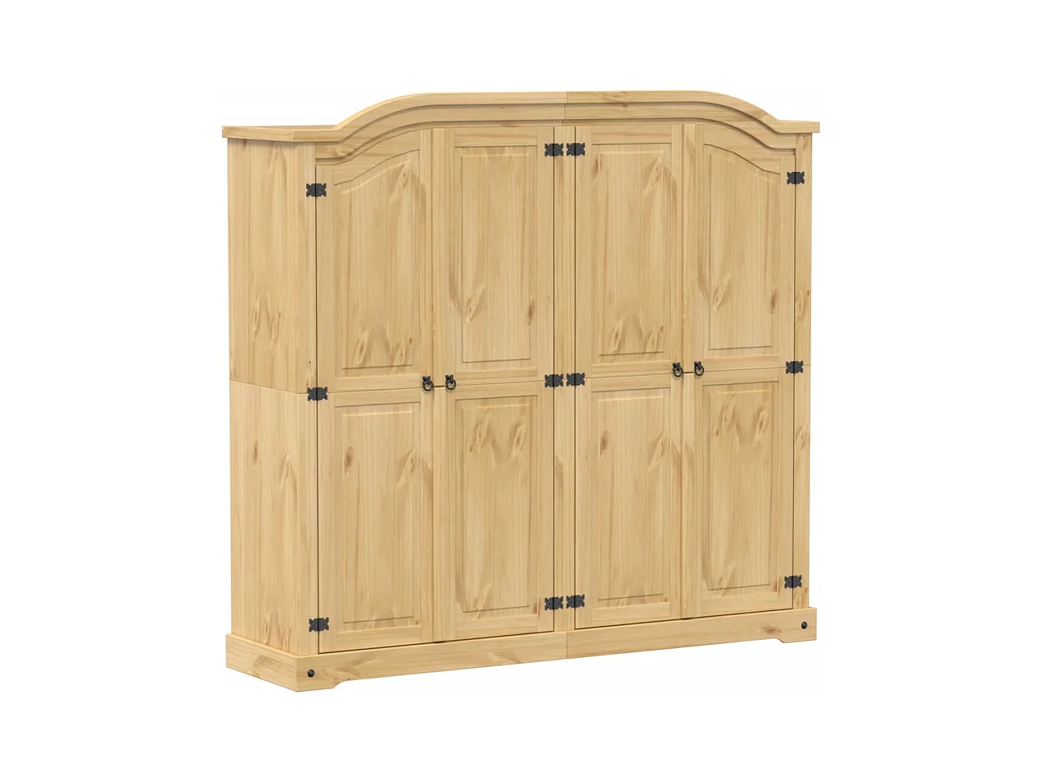 Corona kledingkast 194x52x186 cm massief grenenhout